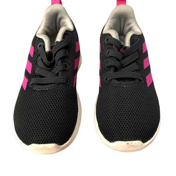 Adidas Girls Racer Sneakers | Navy/Pink | Toddler Size 6 - Picture 1 of 5